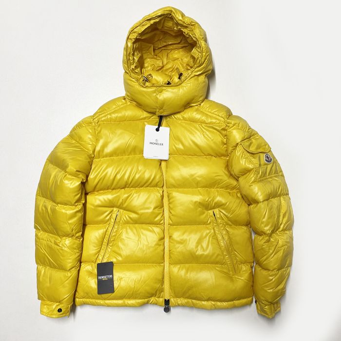 Yellow sale moncler maya