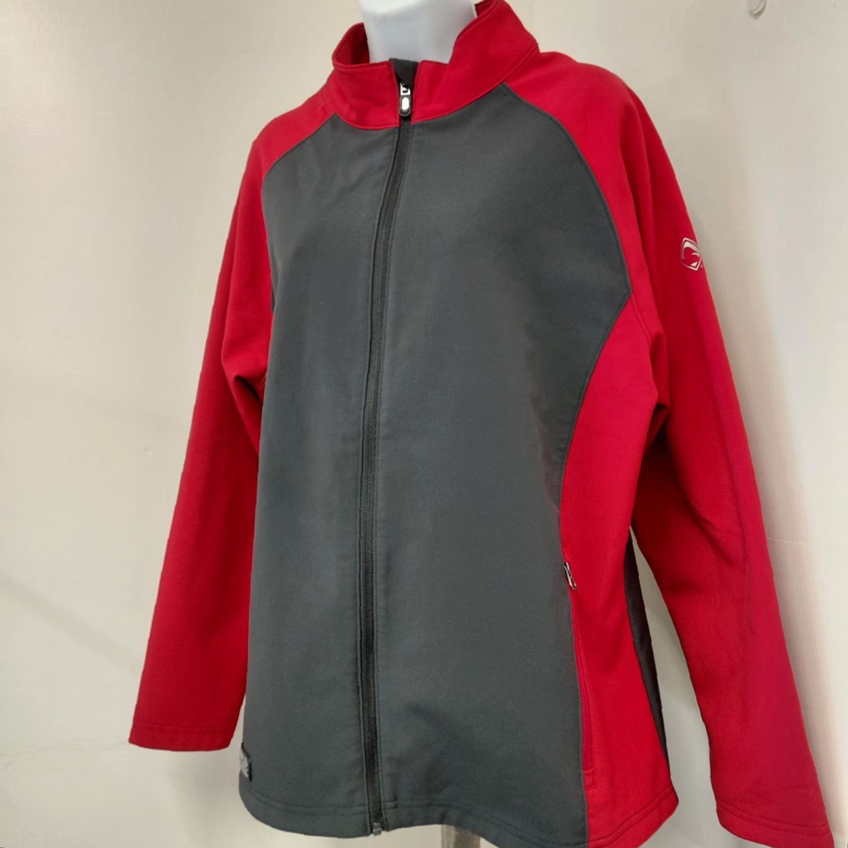 Vintage DDI DUCK DDX Dri-Duck Jacket Women's XL Red/Charcoal Motion Soft Shell Zip Pockets Lightweight Windbreaker Mens Womens Girls? Size XL / US 12-14 / IT 48-50 - 3 Thumbnail