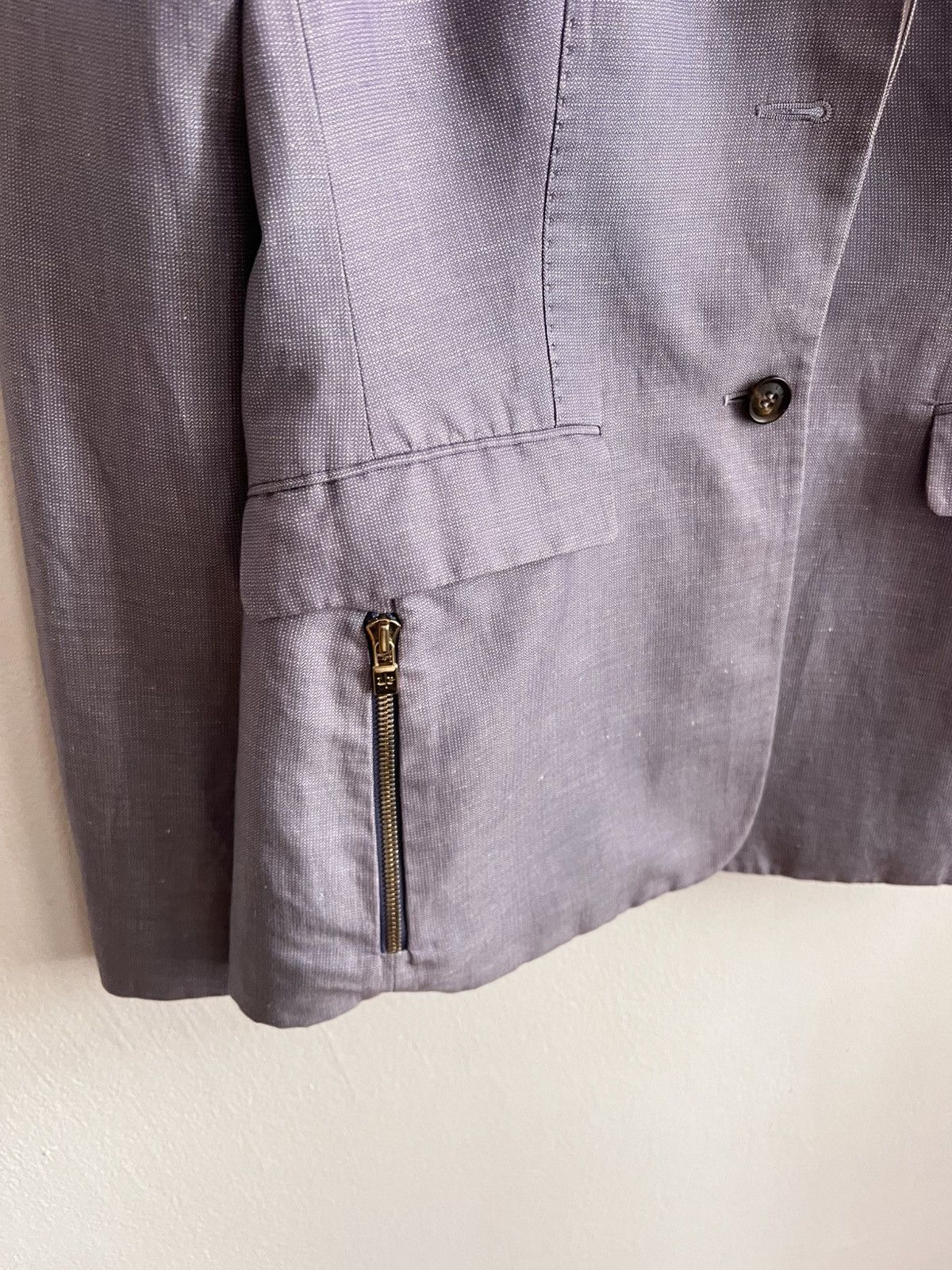 Loro Piana Loro Piana classic blazer with zip up pockets Size L / US 10 / IT 46 - 3 Thumbnail