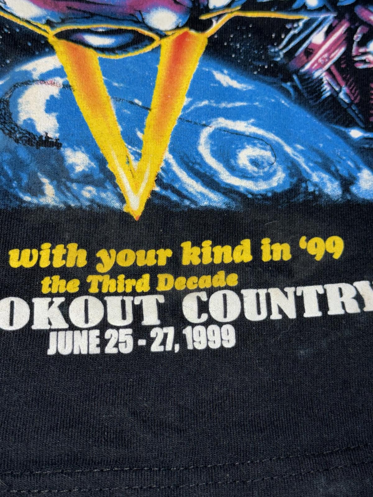 Harley Davidson Vintage 1999 Harley Davidson Sleeveless Country Lookout Club Size S / US 4 / IT 40 - 2 Thumbnail