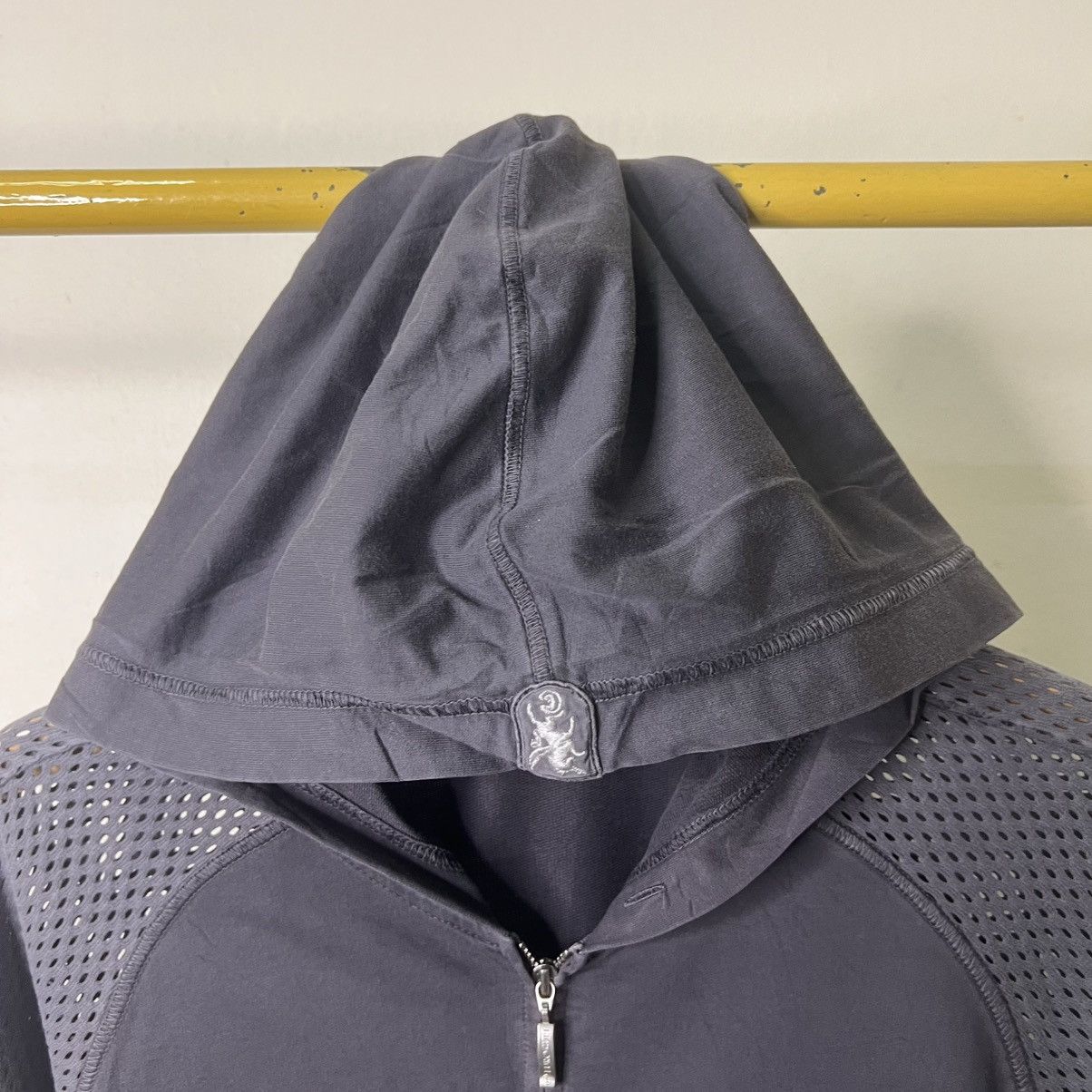 If Six Was Nine EUROPEAN CULTURE ROYAL DYE BONDAGE MESH NETTING ZIPER HOODIE Size US L / EU 52-54 / 3 - 6 Thumbnail