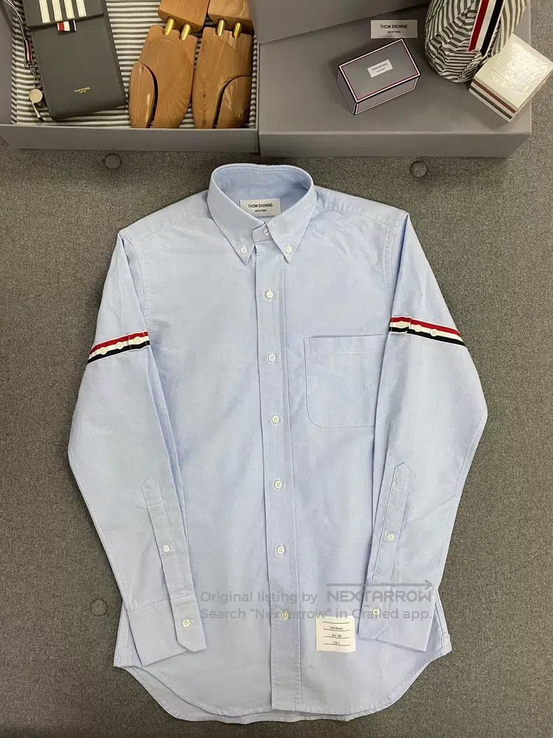 Thom Browne Thom Browne Classic Oxford Shirt Size US XS / EU 42 / 0 - 1 Thumbnail