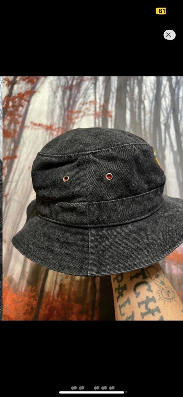 Vintage ***FINAL DROP***RARE 00s MCCAIN PIZZA POCKETS BUCKET HAT OS Size ONE SIZE - 3 Thumbnail