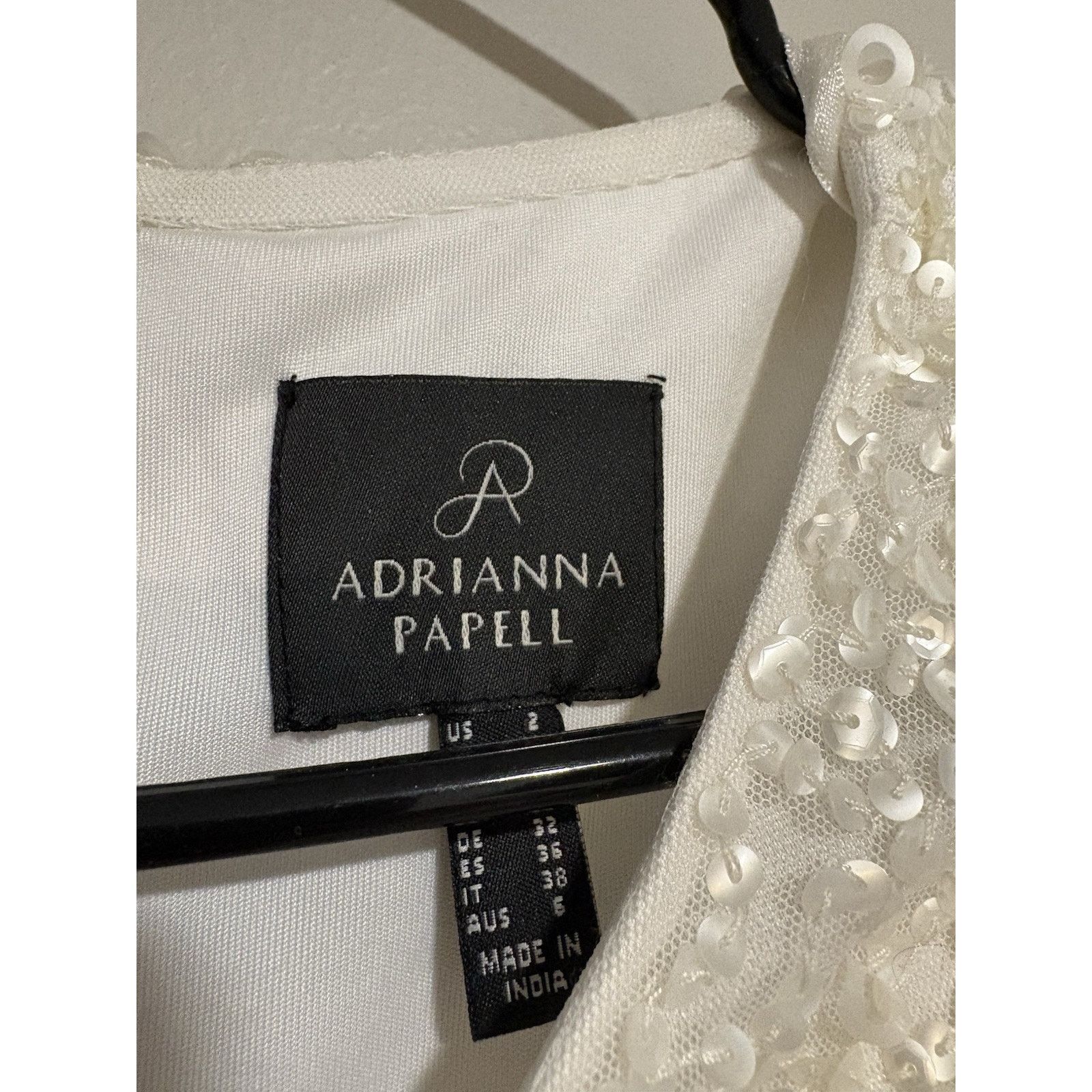 Adrianna Papell ADRIANNA PAPELL Womens Silver Mini Sheath Dress Size: 2 Size XS / US 0-2 / IT 36-38 - 6 Thumbnail
