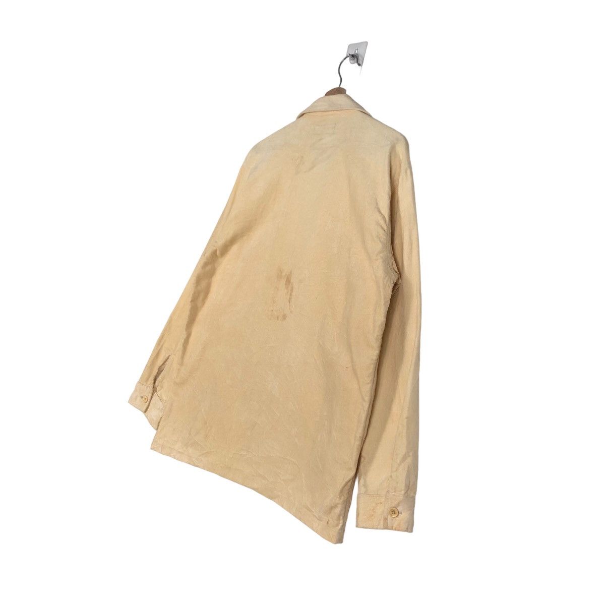 Japanese Brand Vintage Velvet Zipper Jacket Global Work Japan Issey Miyake Size US M / EU 48-50 / 2 - 10 Thumbnail
