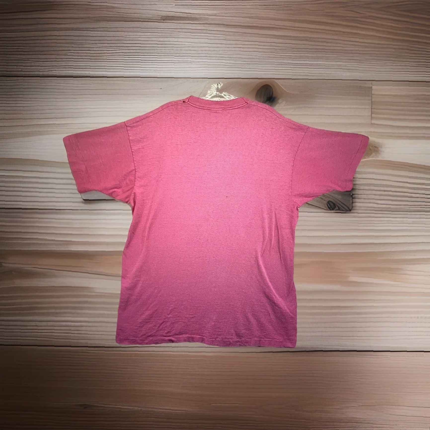 Fruit Of The Loom VINTAGE Fruit of the Loom 90s T-Shirt XL Unisex Adults Pink Short Sleeve Crew Neck Kokopelli Graphic Street Art Casual Size US XL / EU 56 / 4 - 2 Thumbnail