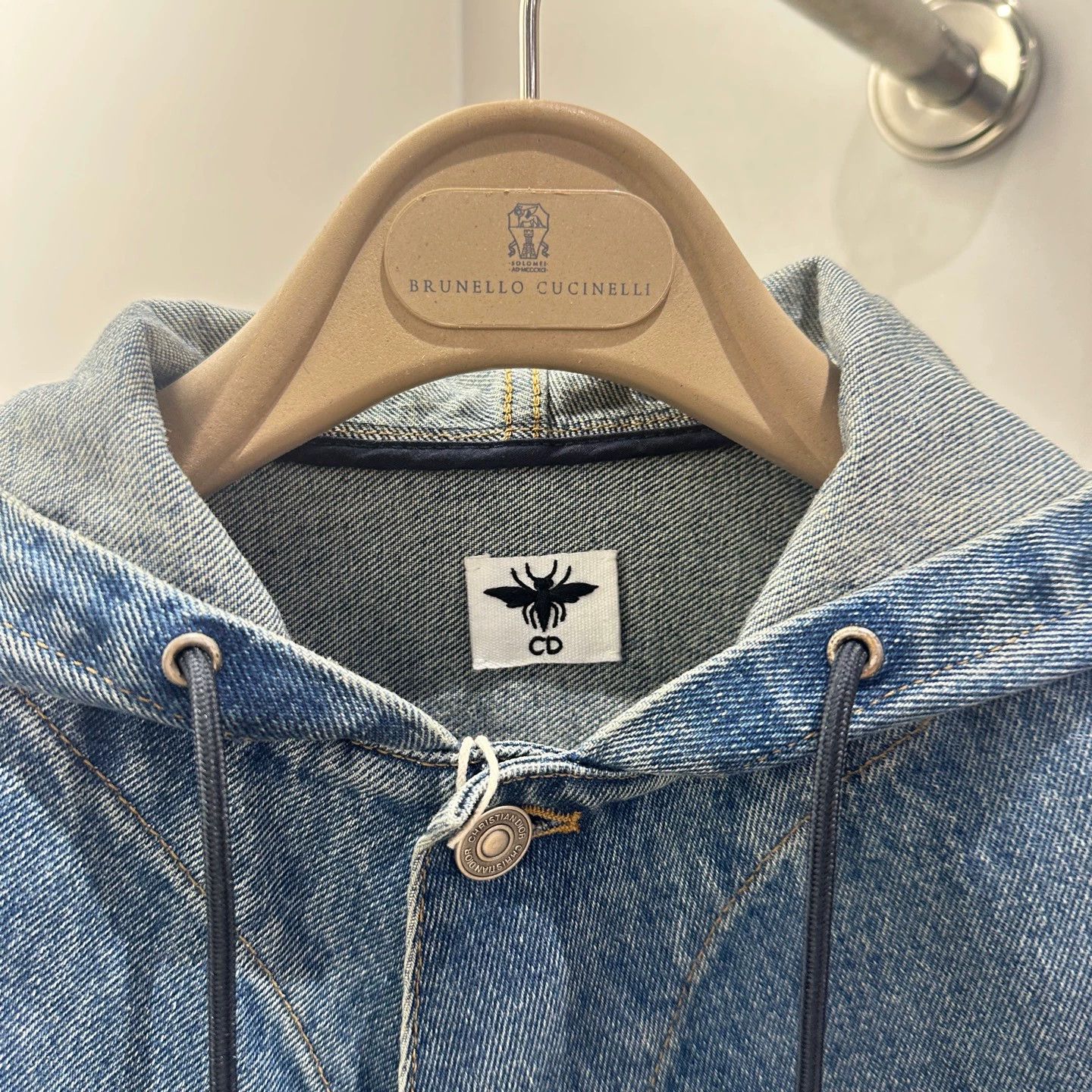 Christian Dior Monsieur Dior may870 denim hooded long sleeve casual jacket 34 Size XS / US 0-2 / IT 36-38 - 3 Thumbnail