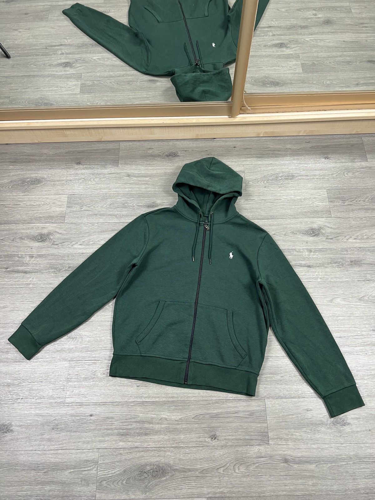 Polo Ralph Lauren Polo Ralph Lauren Green hoodie with zipper mens size M Size US M / EU 48-50 / 2 - 1 Thumbnail