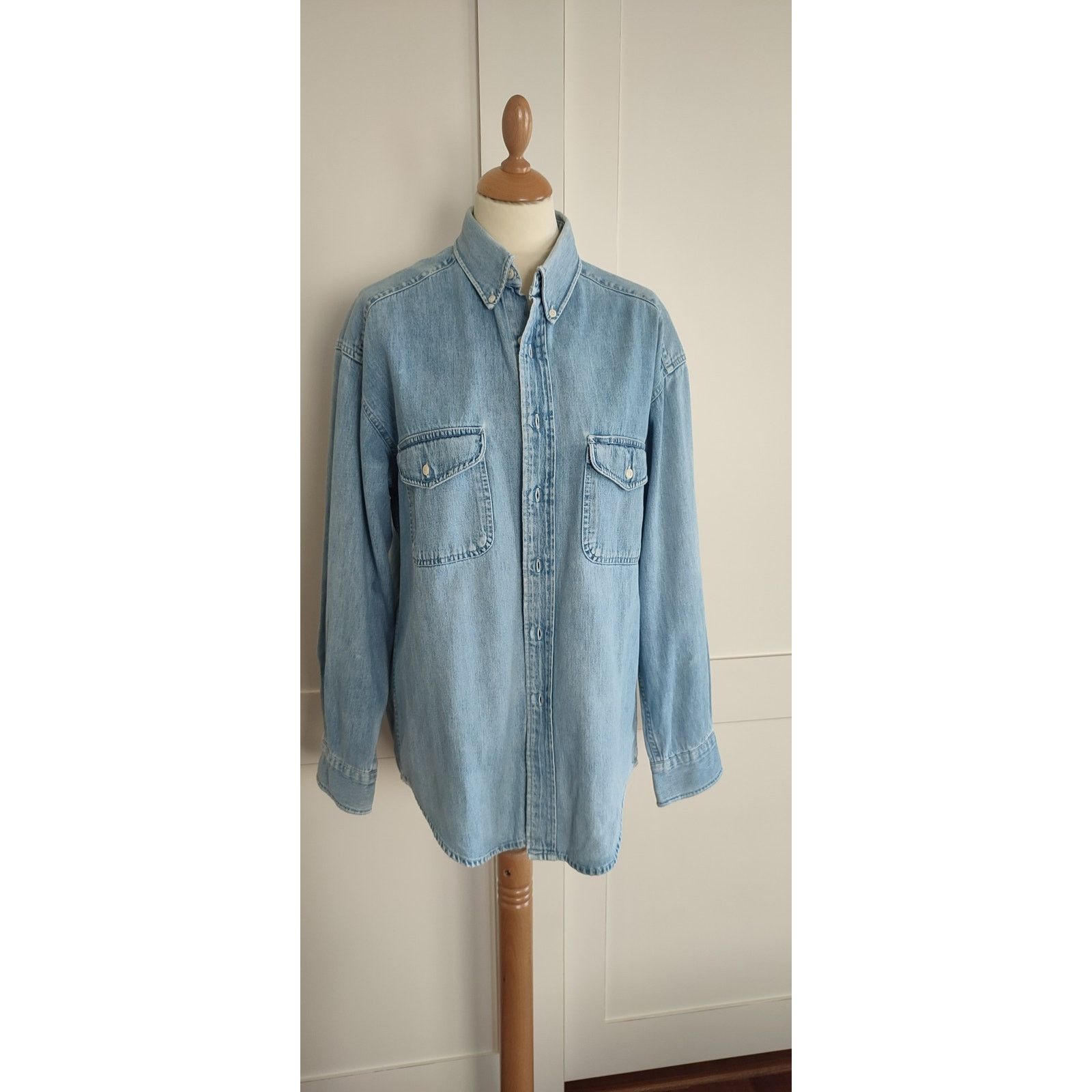 Gap GAP men's Vintage Denim shirt | 100% Cotton | Size Medium Size US M / EU 48-50 / 2 - 6 Thumbnail