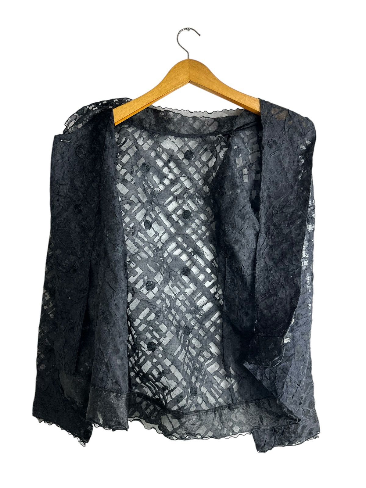 Beauty Beast RARE ROSASE CLUB TRANSPARENT SHIRT ISSEY MIYAKE YOHJI STYLE Size US M / EU 48-50 / 2 - 7 Thumbnail