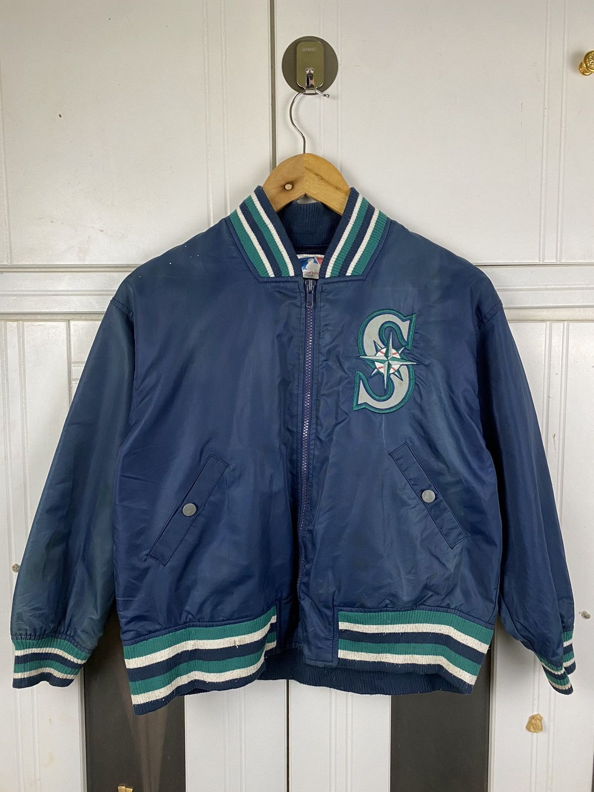 MLB × Vintage Vintage MLB Bomber Jacket Mariners Size US XS / EU 42 / 0 - 2 Thumbnail