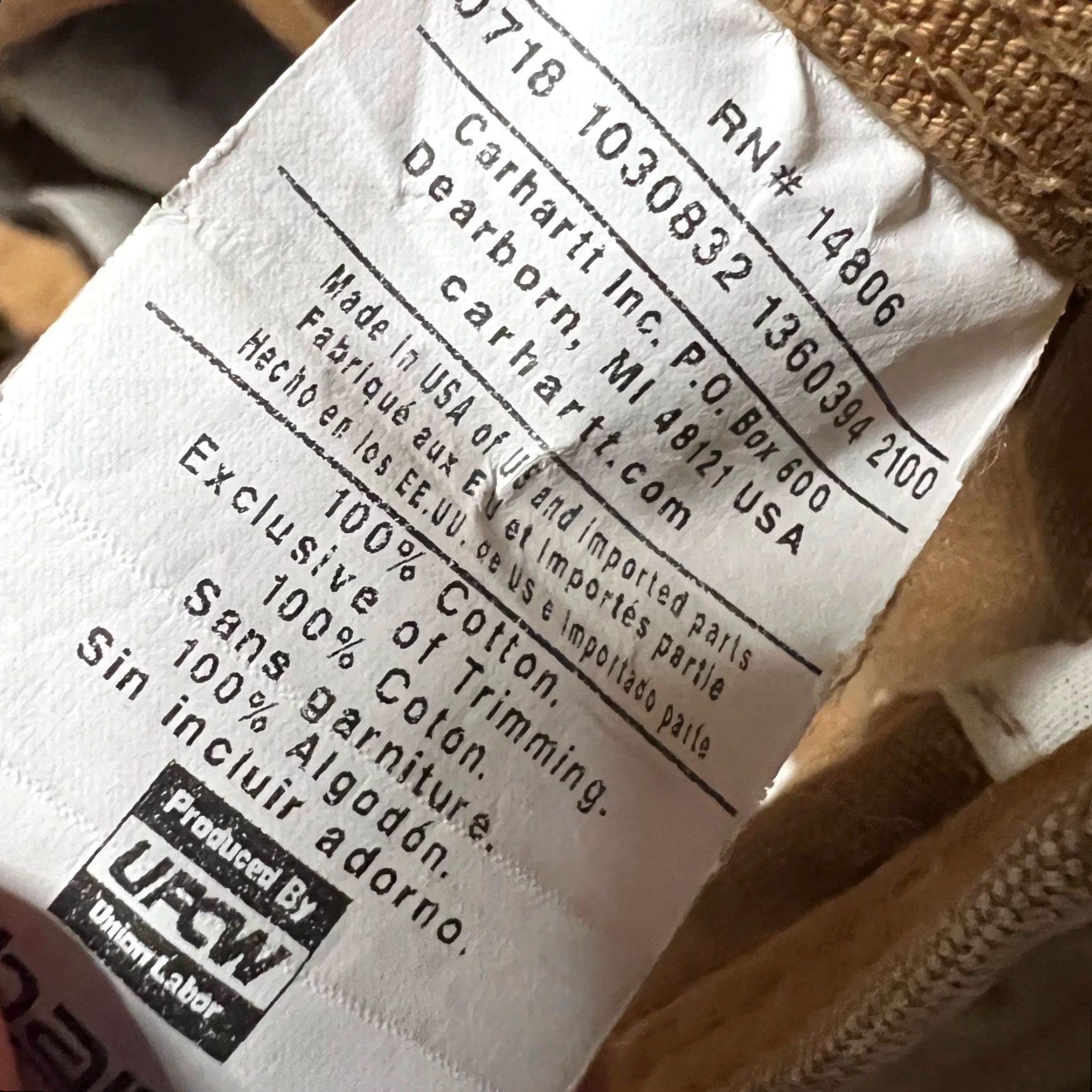 Carhartt VINTAGE Carhartt Duck Bib Overalls Mens 48 x30 USA Double Knee 102776 Brown Big & Tall Mens Size US 32 / EU 48 - 6 Thumbnail
