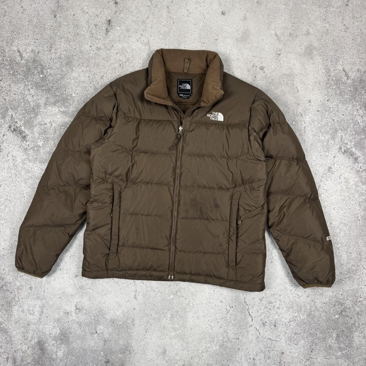 The North Face The North Face Brown Puffer Down Jacket Nuptse 550 Size US M / EU 48-50 / 2 - 1 Thumbnail