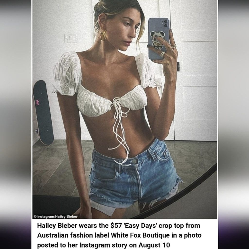 Other NWT Easy Days Lace-Up Bralet from White Fox Boutique Size M / US 6-8 / IT 42-44 - 2 Thumbnail