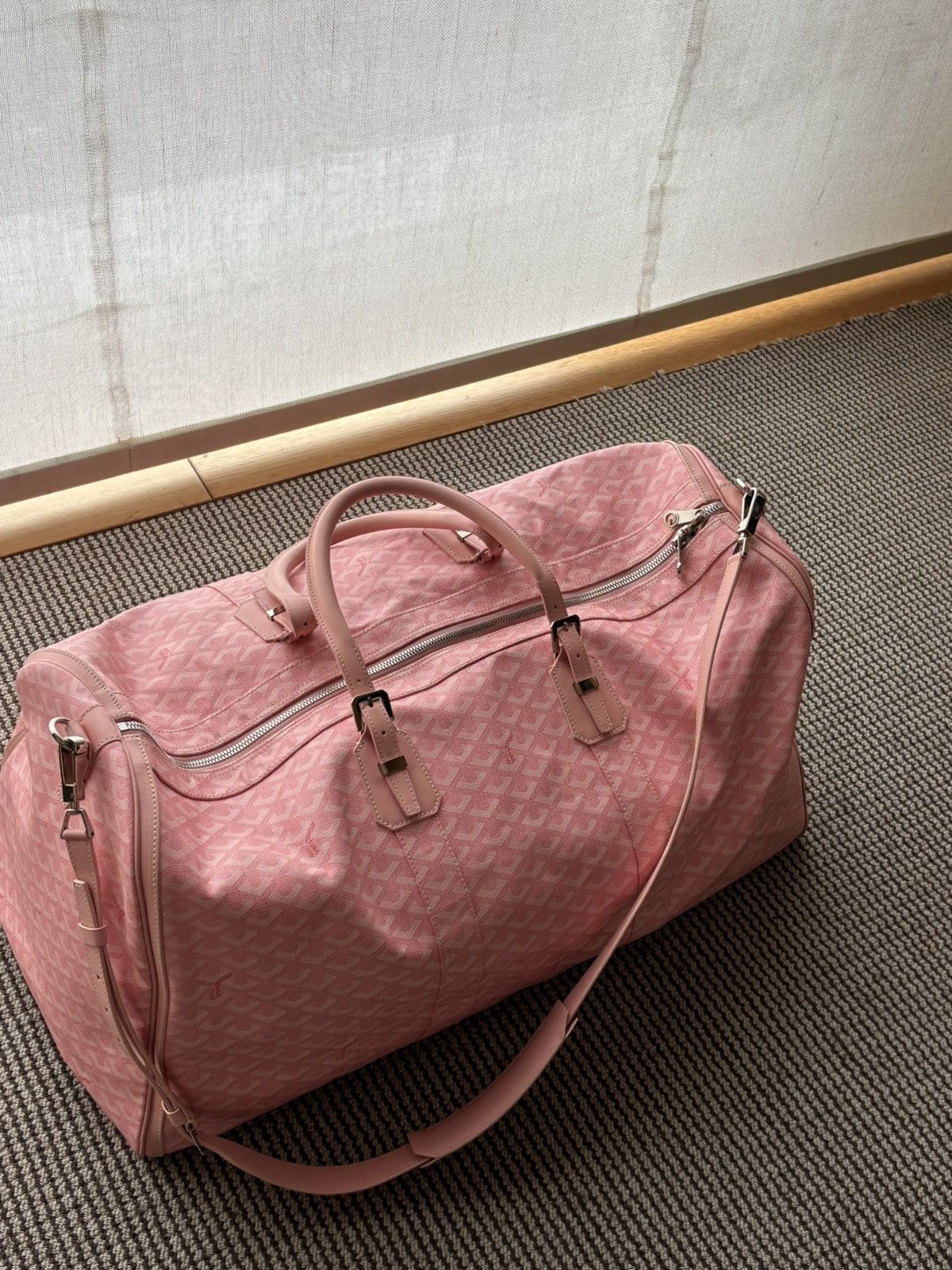 Goyard RARE!! Goyard 2008 sakura pink Croisiere 60cm Duffle Bag Size ONE SIZE - 2 Thumbnail