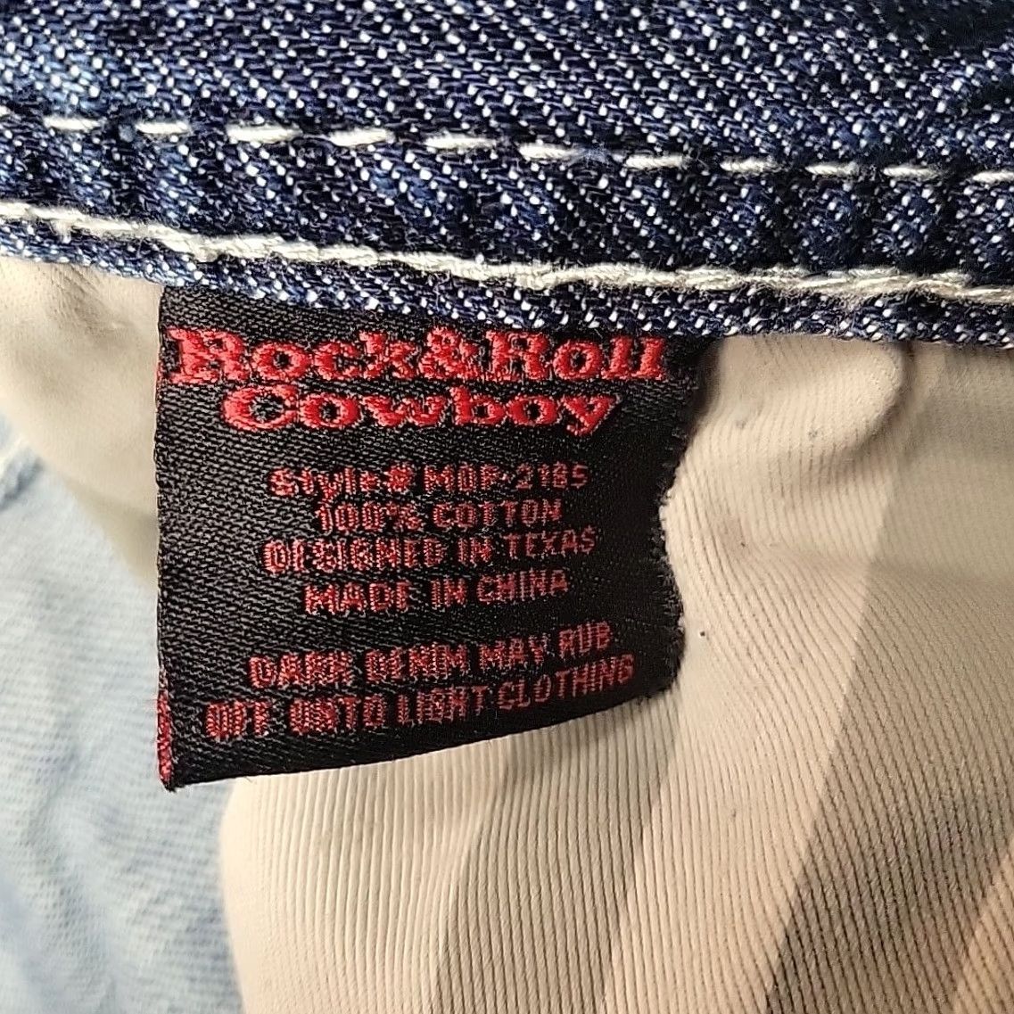 Pistola Rock & Roll Cowboy Jeans Men 36x12 Faded Blue Denim Pistol Jorts Cutoffs Jeans Rock & Roll Cowboy Men 36 Denim 5-Pocket Blue 90s Western Mens Size US 36 / EU 52 - 3 Thumbnail