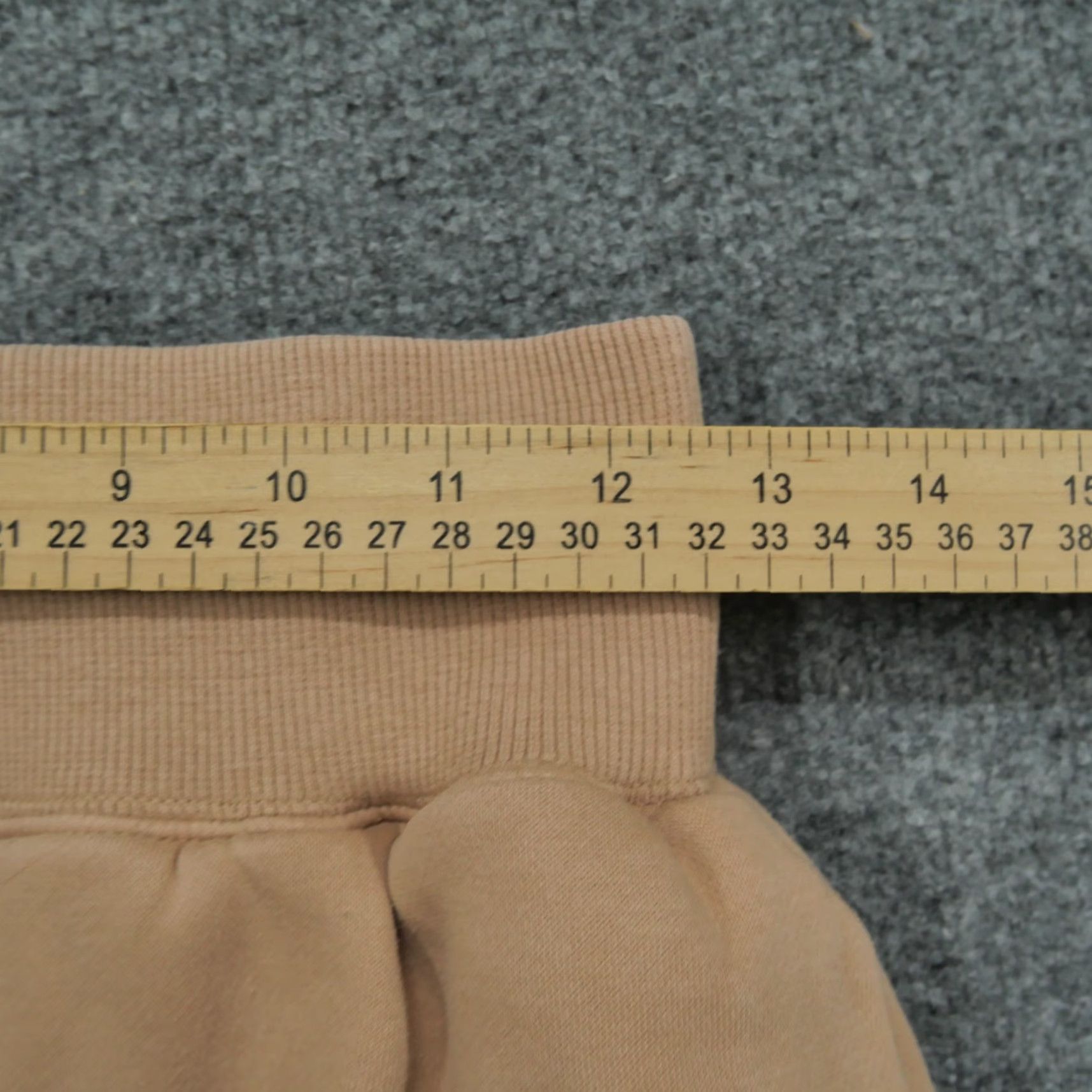 Nike Nike Shorts Womens XS Tan High Waist Sweat Lounge Gym Drawstring Swoosh Logo Size 26" / US 2 / IT 38 - 6 Thumbnail