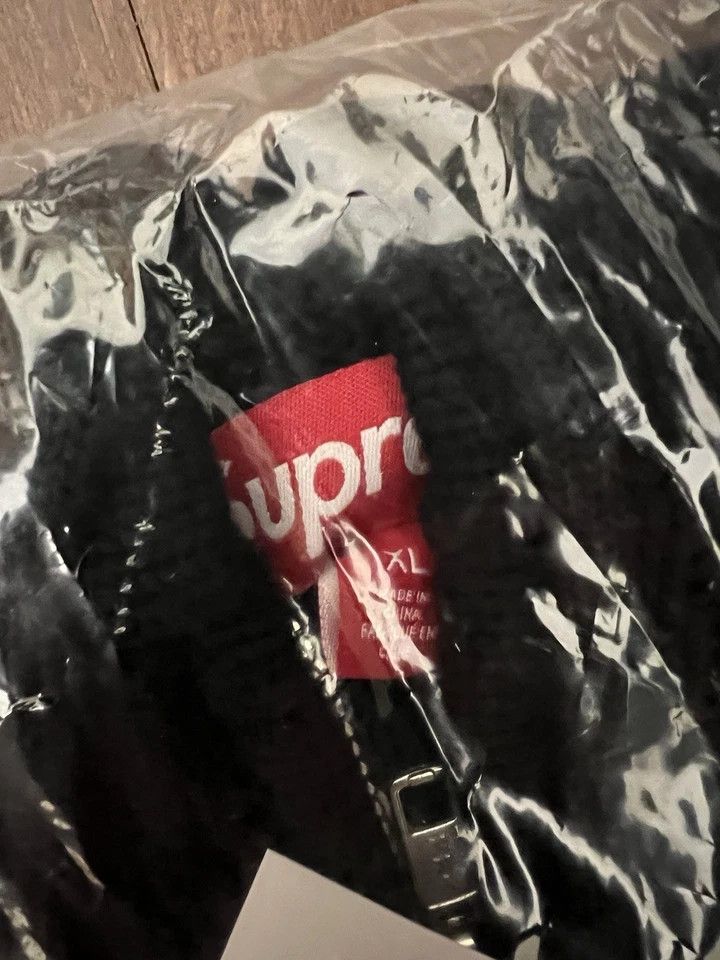 Supreme Supreme SS25 Sport Zip Up Hooded Knit Sweater Black XL New Size US XL / EU 56 / 4 - 8 Thumbnail