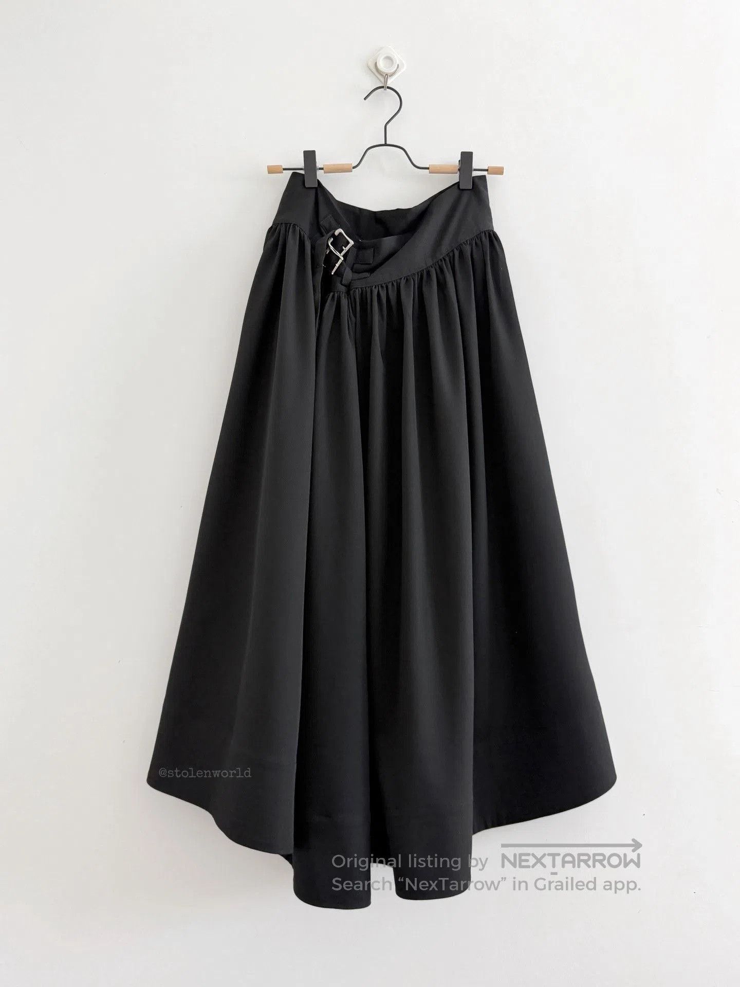Limi Feu Limi feu Wool Buckle Midi Skirt. Size 35" - 1 Thumbnail