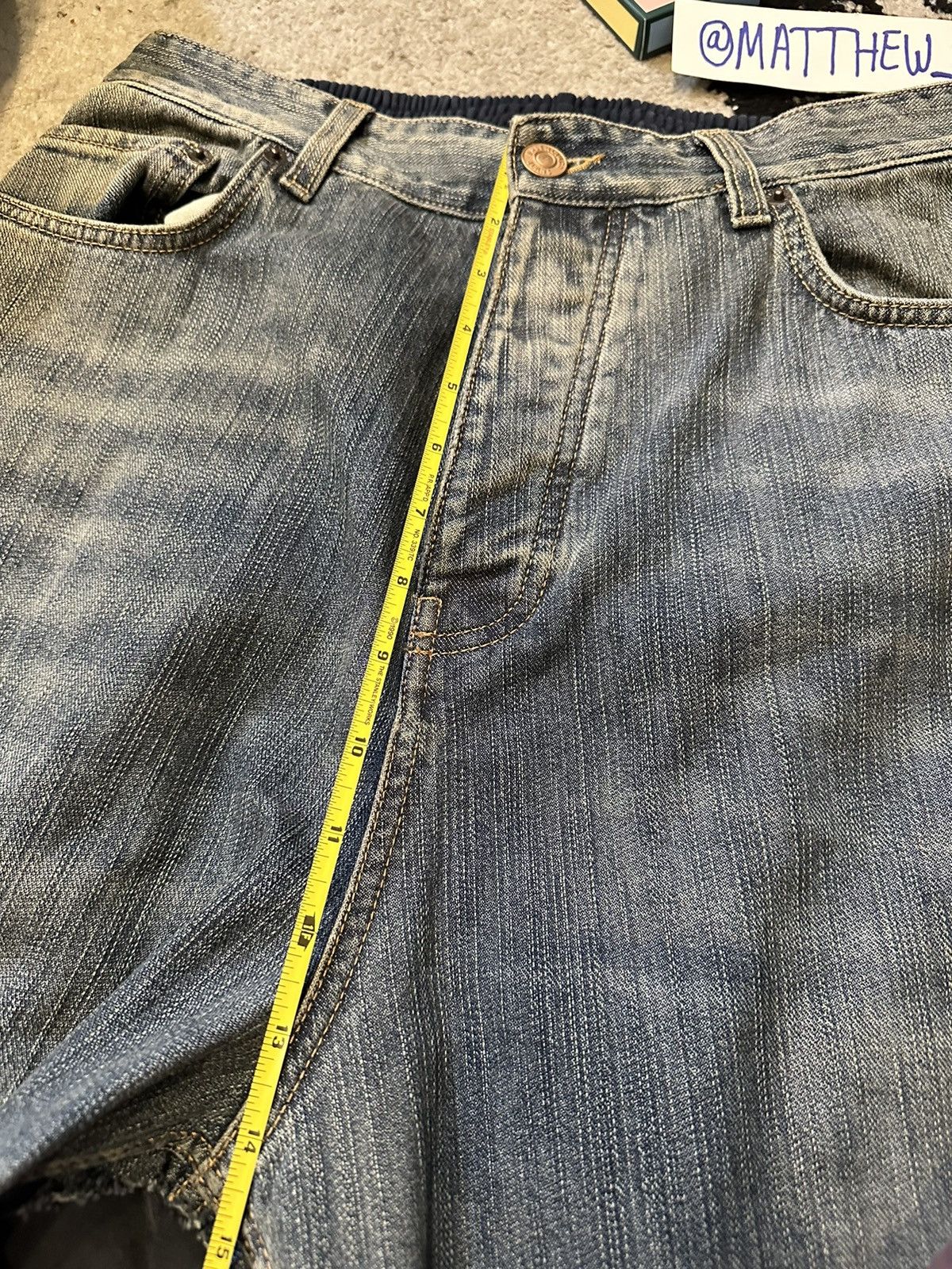 Balenciaga BALENCIAGA SS23 HYBRID DENIM NAVY SWEATPANTS Size US 32 / EU 48 - 14 Thumbnail