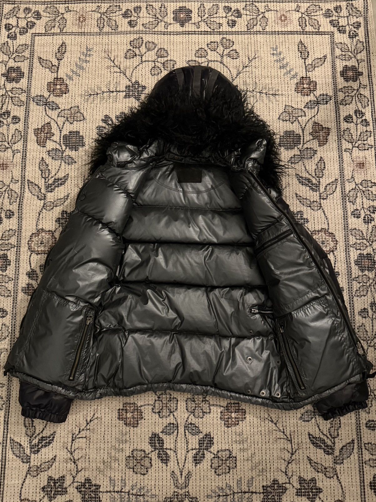Le Grande Bleu (L.G.B.) L.G.B Reversible Pilot Puffer with fur Size US S / EU 44-46 / 1 - 7 Thumbnail