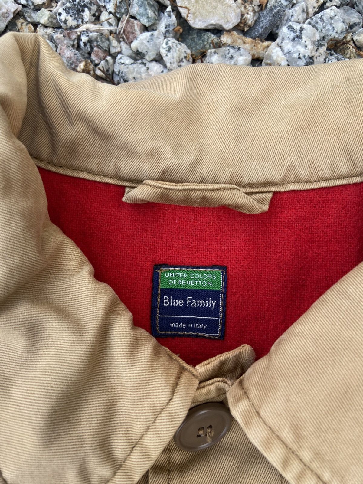 United Colors Of Benetton UCOB BENNETON BLUE FAMILY WORKWEAR JACKET Size US L / EU 52-54 / 3 - 6 Thumbnail