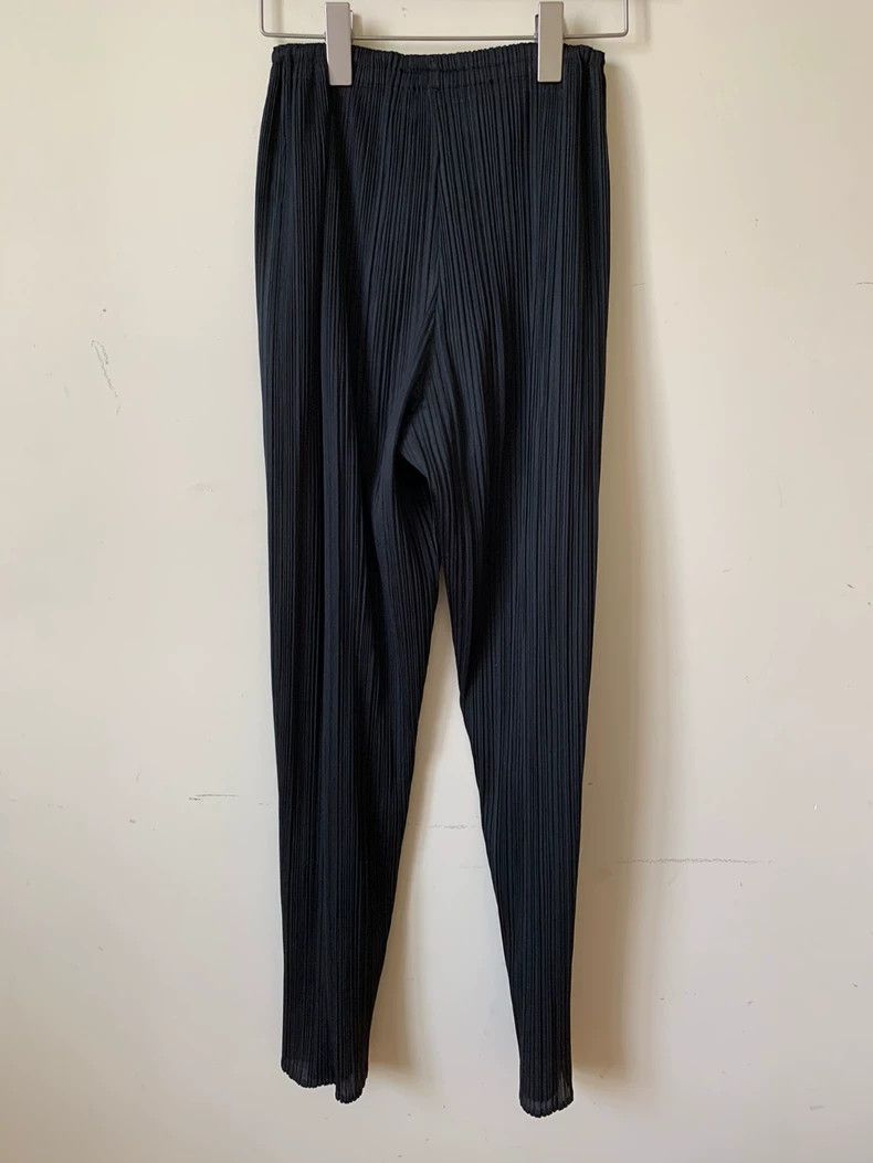 Issey Miyake Issey Miyake size:M Black mainline trousers Size 22" - 2 Thumbnail