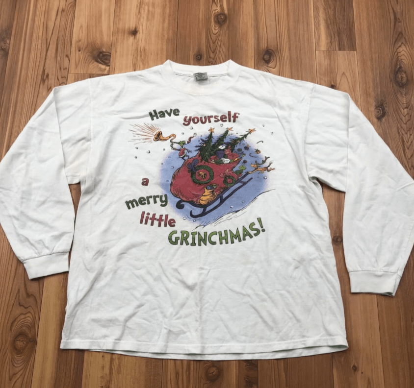Japanese Brand 11 Y2K Aesthetic Graphic Print O Neck Long Sleeve Size US L / EU 52-54 / 3 - 5 Thumbnail