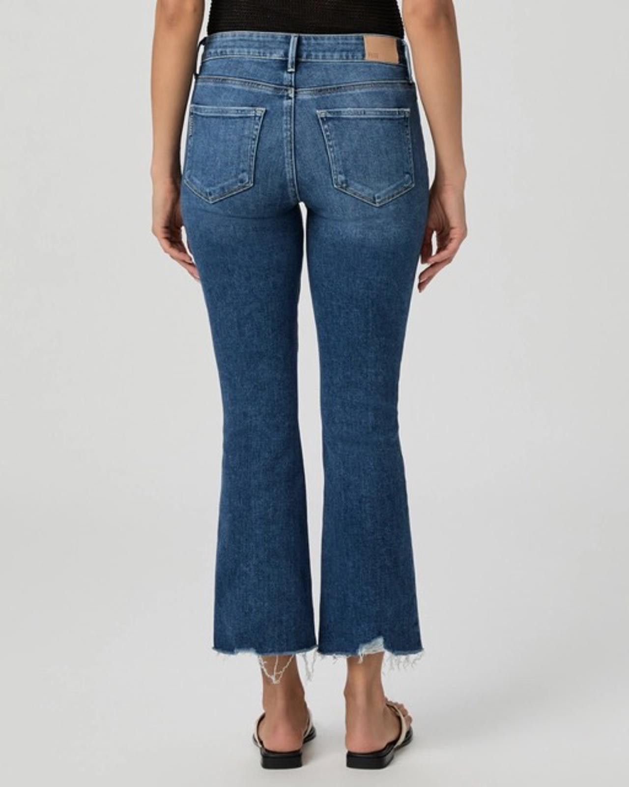 Paige NWOT PAIGE Colette Crop Flare Premium Denim Jean - 31 Size 31" - 2 Thumbnail