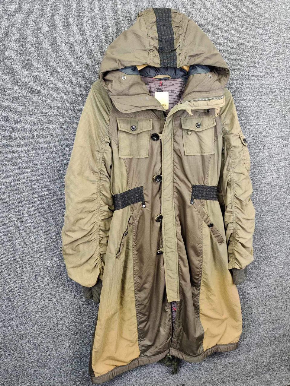 Diesel Vintage Diesel Military Parkas Jacket Sun Faded Size US L / EU 52-54 / 3 - 7 Thumbnail