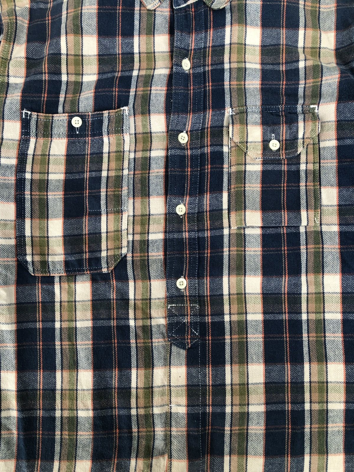 Beams Japan Vintage Classic Beams Hearts Flannel Shirt Plaid Button Up Size US M / EU 48-50 / 2 - 4 Thumbnail