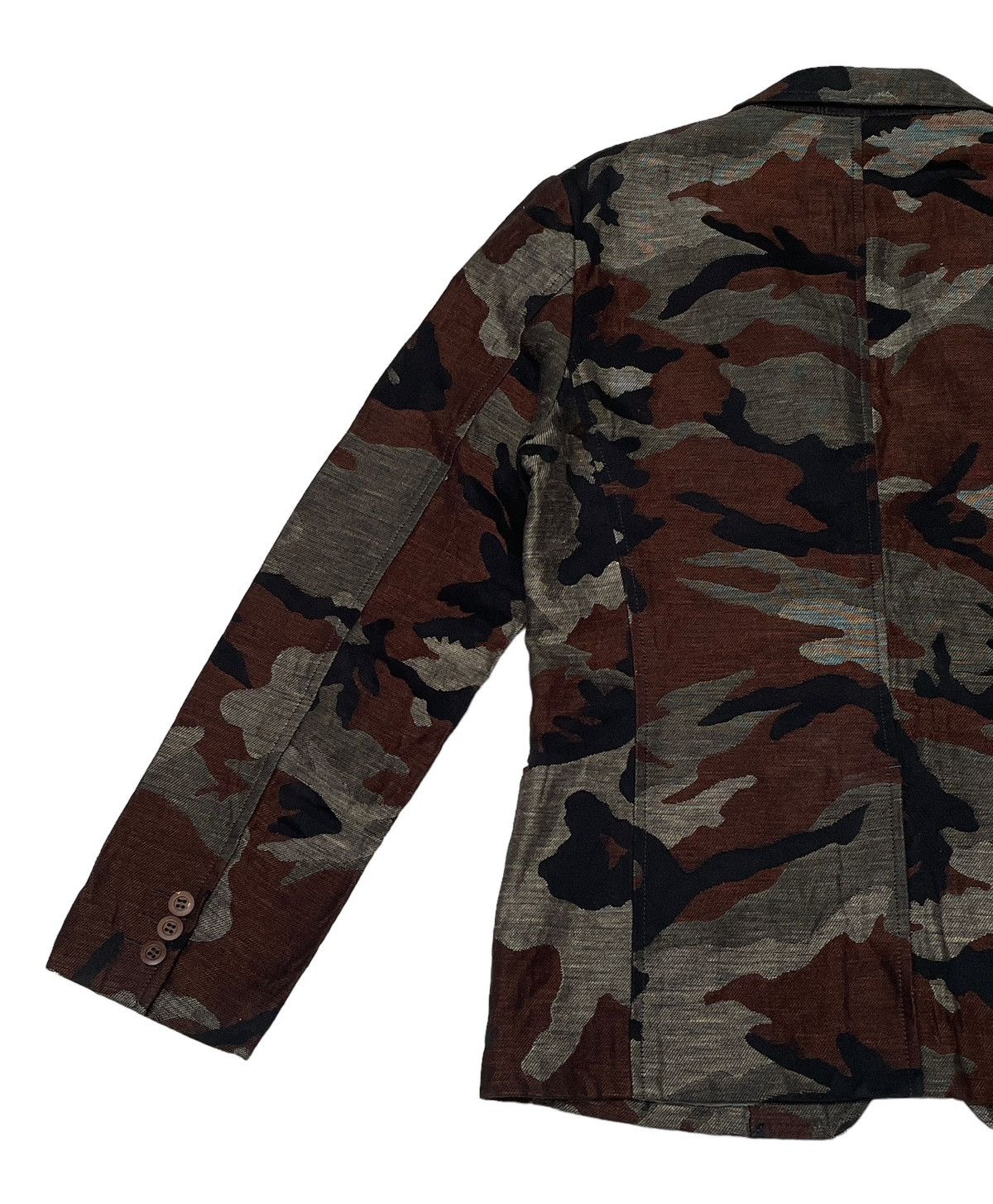 Comme des Garcons × Japanese Brand × Vintage Vintage Comme Des Garcons Homme Camouflage Jacket 2000s Size US S / EU 44-46 / 1 - 7 Thumbnail
