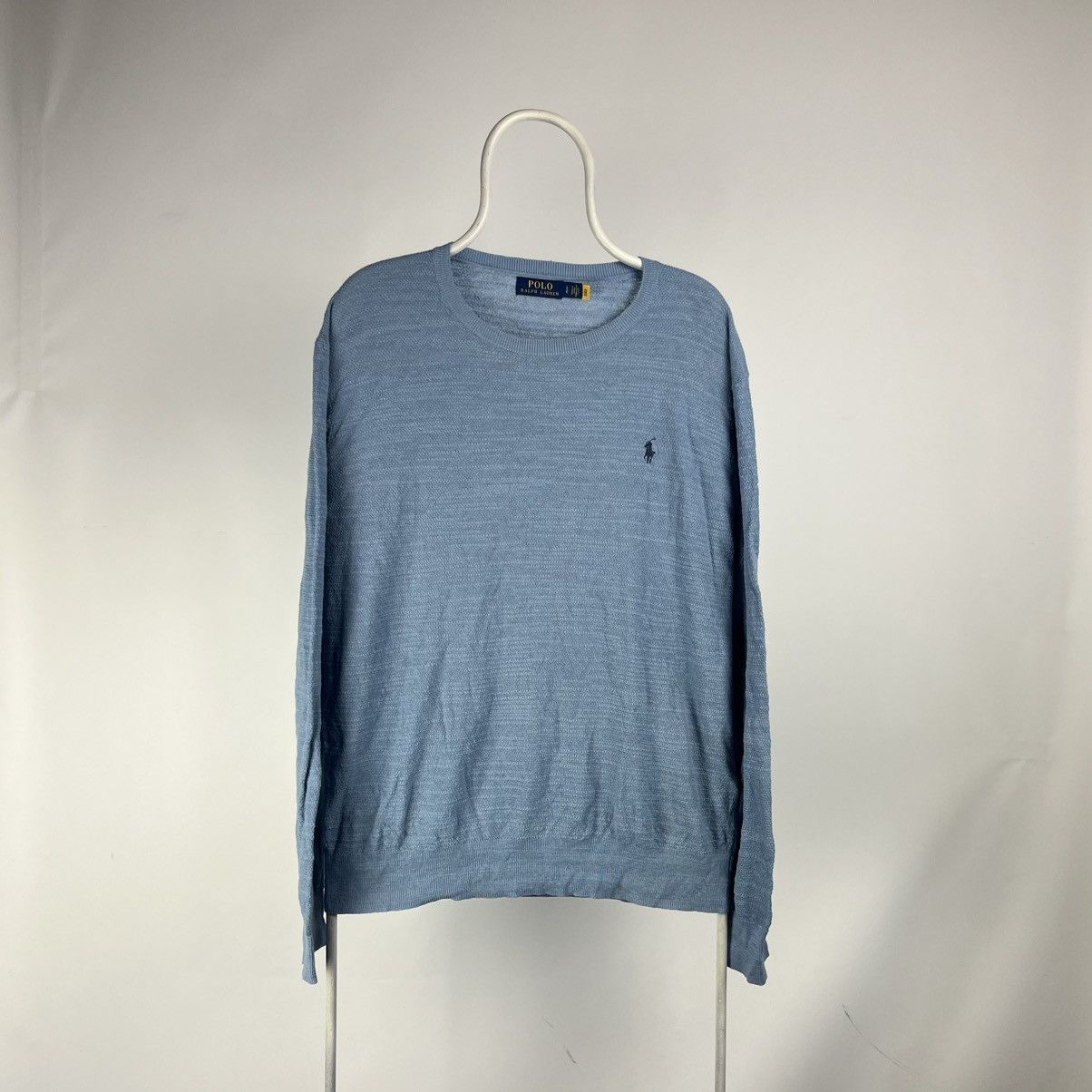 Polo Ralph Lauren Cotton-linen Crewneck Sweater Polo Ralph Lauren Size US L / EU 52-54 / 3 - 1 Thumbnail