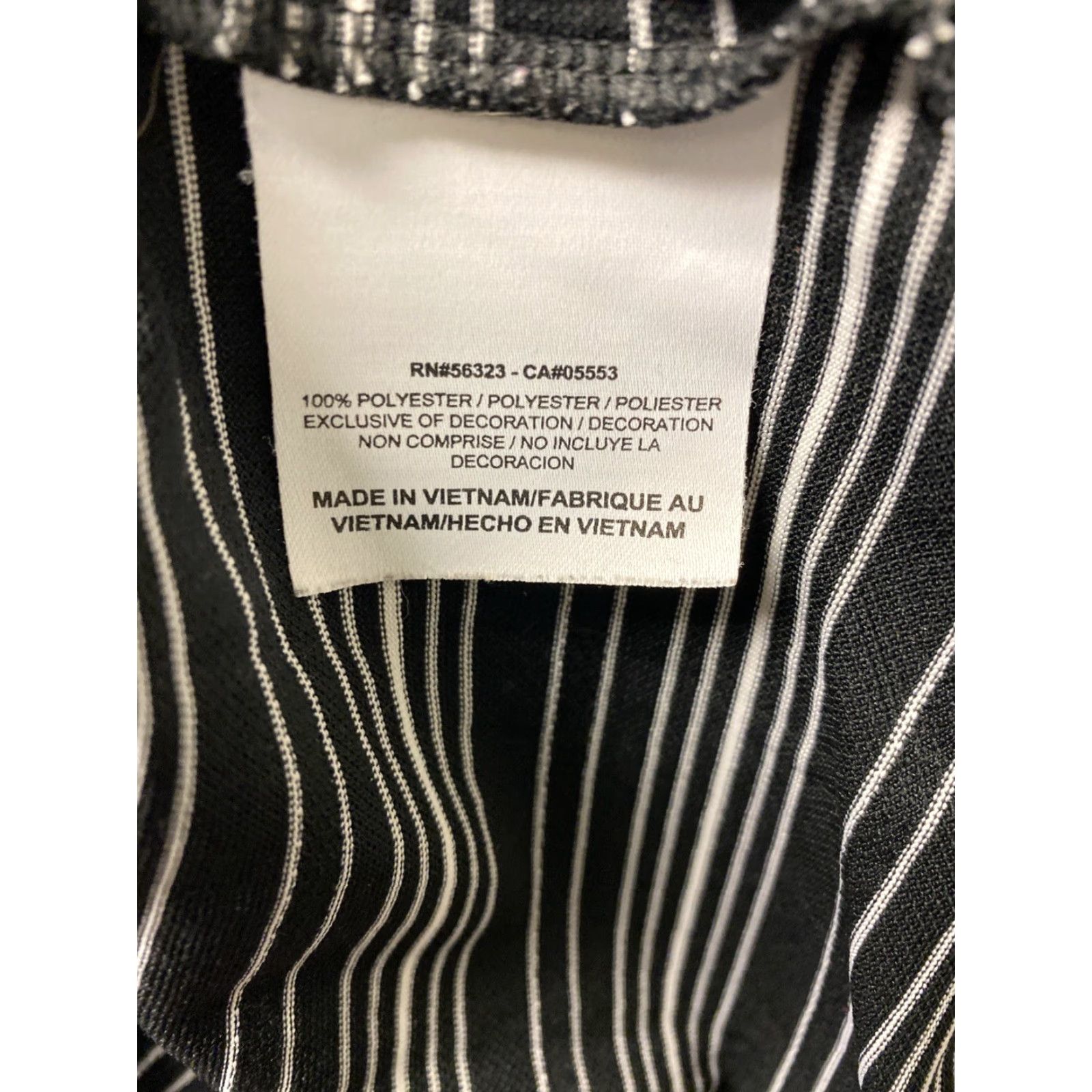 Nike Nike Polo Shirt Adult Large Black White Stripes DriFit Golf Mens /39-82 Size US L / EU 52-54 / 3 - 7 Thumbnail