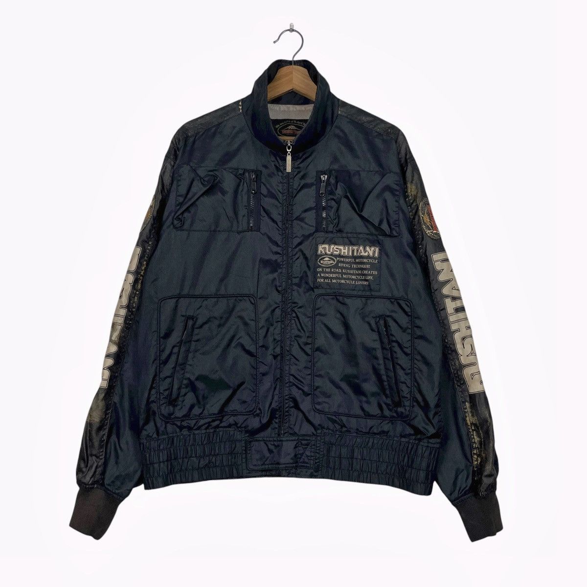 Japanese Brand Team Kushitani Motorcycle Riding Jacket Size US L / EU 52-54 / 3 - 1 Thumbnail