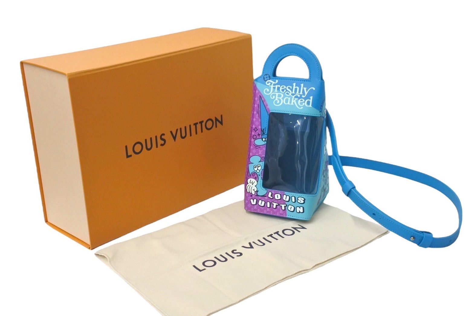Louis Vuitton Sandwich Box Shoulder Bag in Blue, Men's