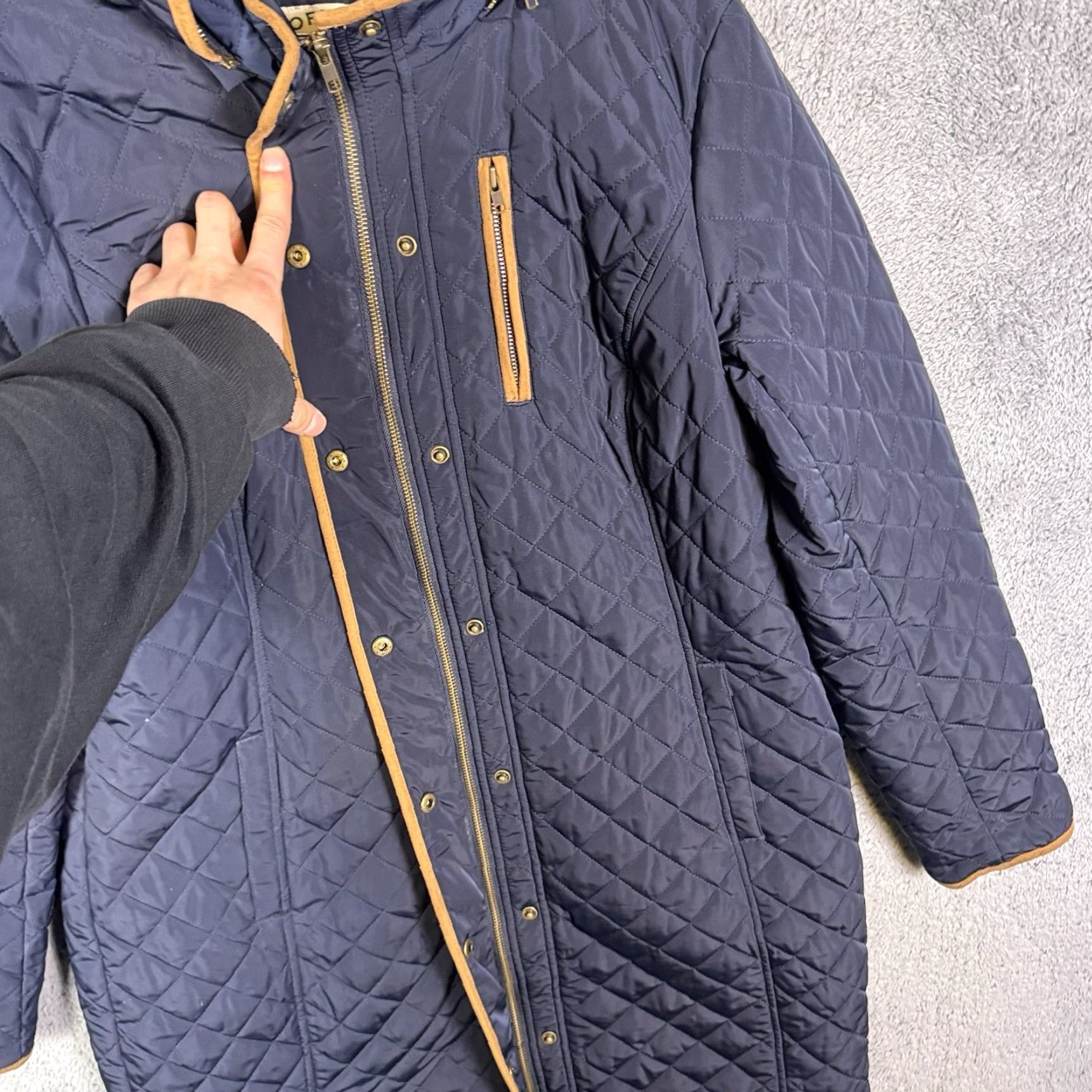 Orvis Orvis Jacket Womens L Diamond Quilted Barn Puffer Parka Thinsulate Equestrian Size L / US 10 / IT 46 - 4 Thumbnail