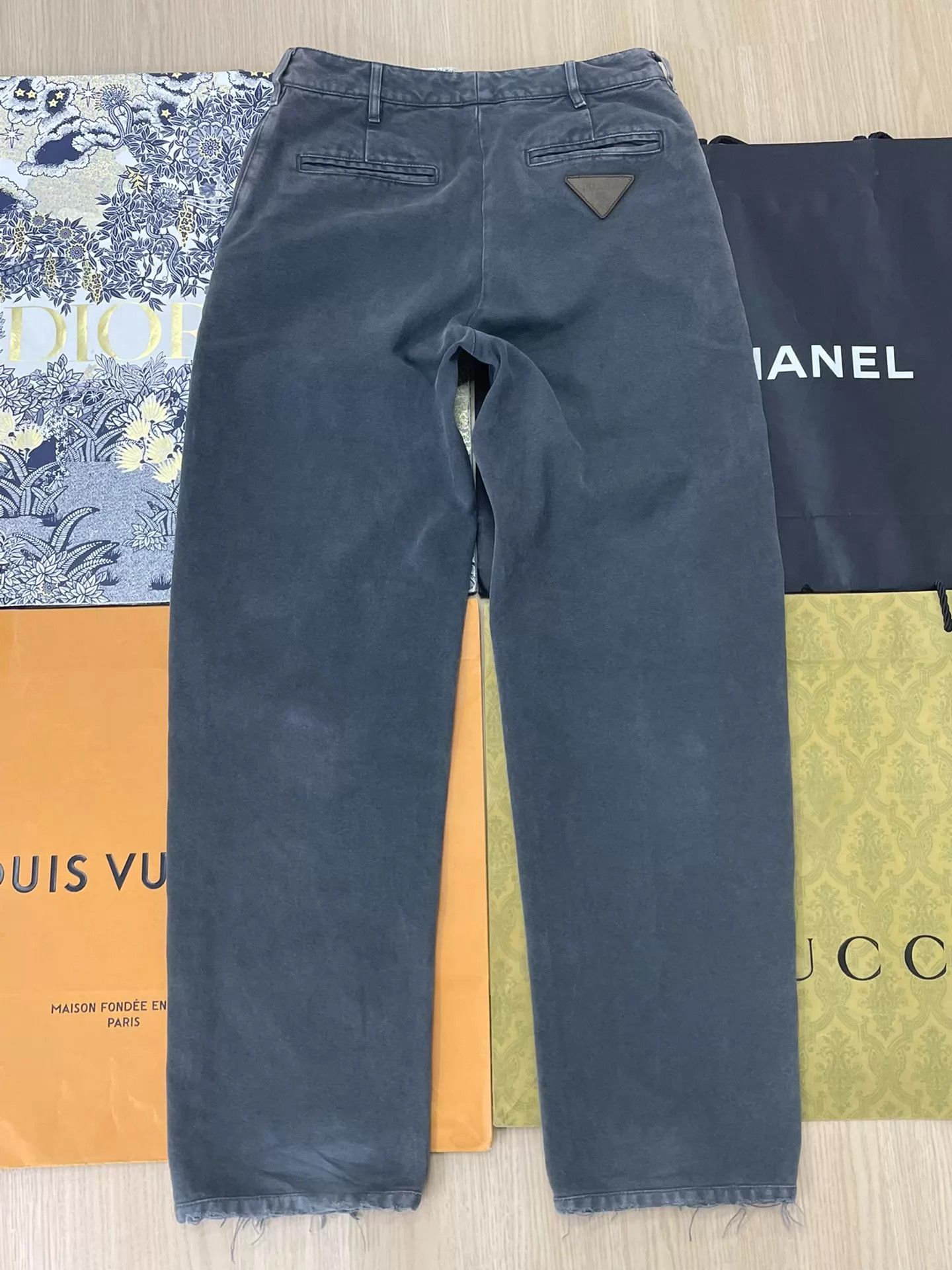Prada Prada Gray Jeans 36 New Size 25" / US 0 / IT 36 - 2 Thumbnail