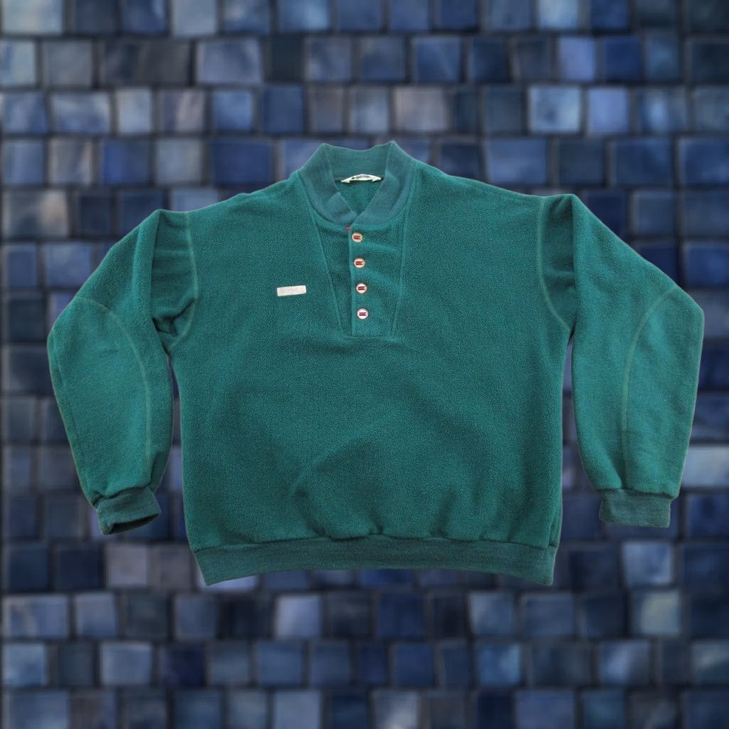 Vintage VINTAGE Columbia Jacket Hoodie? 90s Fleece Size L Mens Green 1/4 Button Read Logo Hiking NP Size US L / EU 52-54 / 3 - 1 Thumbnail