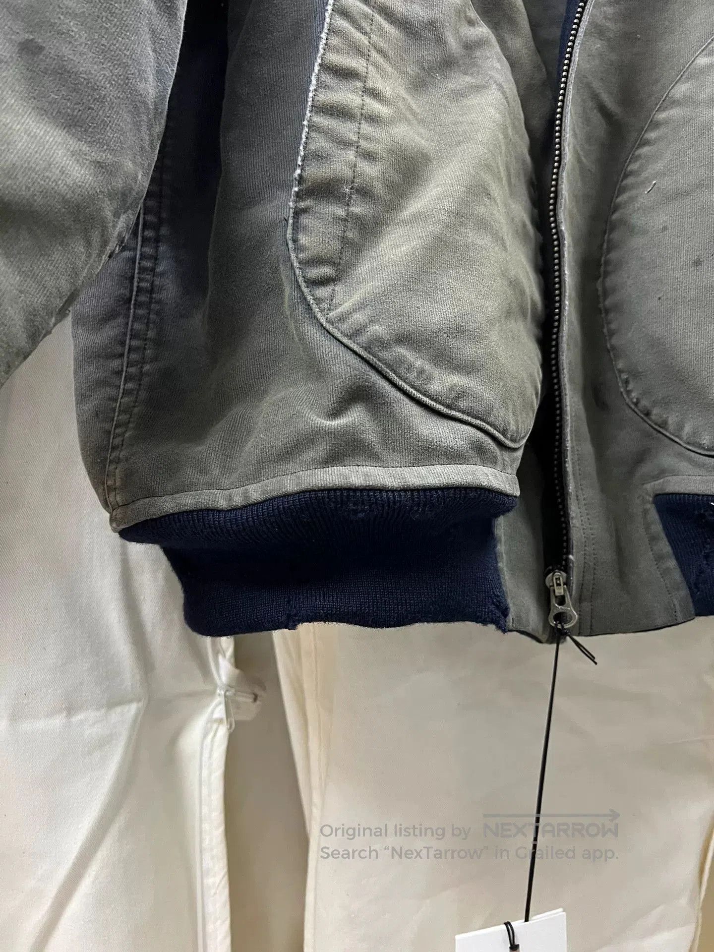 A.PRESSE Vintage WW2 US NAVY Blue Deck Jacket. Size US M / EU 48-50 / 2 - 5 Thumbnail