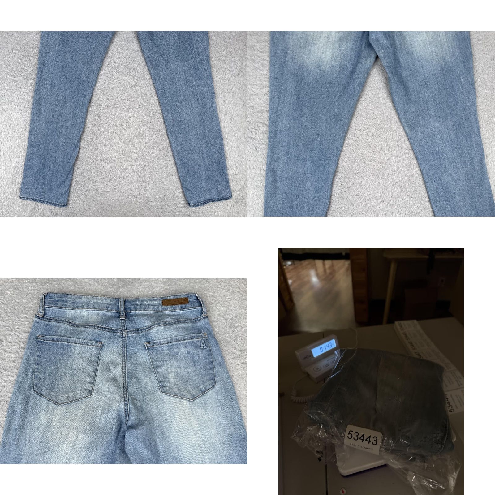 Vintage VINTAGE Articles Of Society Jeans Womens 26 Distressed Mid Rise Light Wash City Slim Size 26" / US 2 / IT 38 - 10 Thumbnail