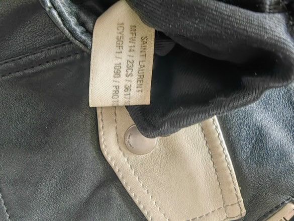 Saint Laurent Paris Saint Laurent Paris sample leather jacket - Dmc99 Size US S / EU 44-46 / 1 - 7 Thumbnail