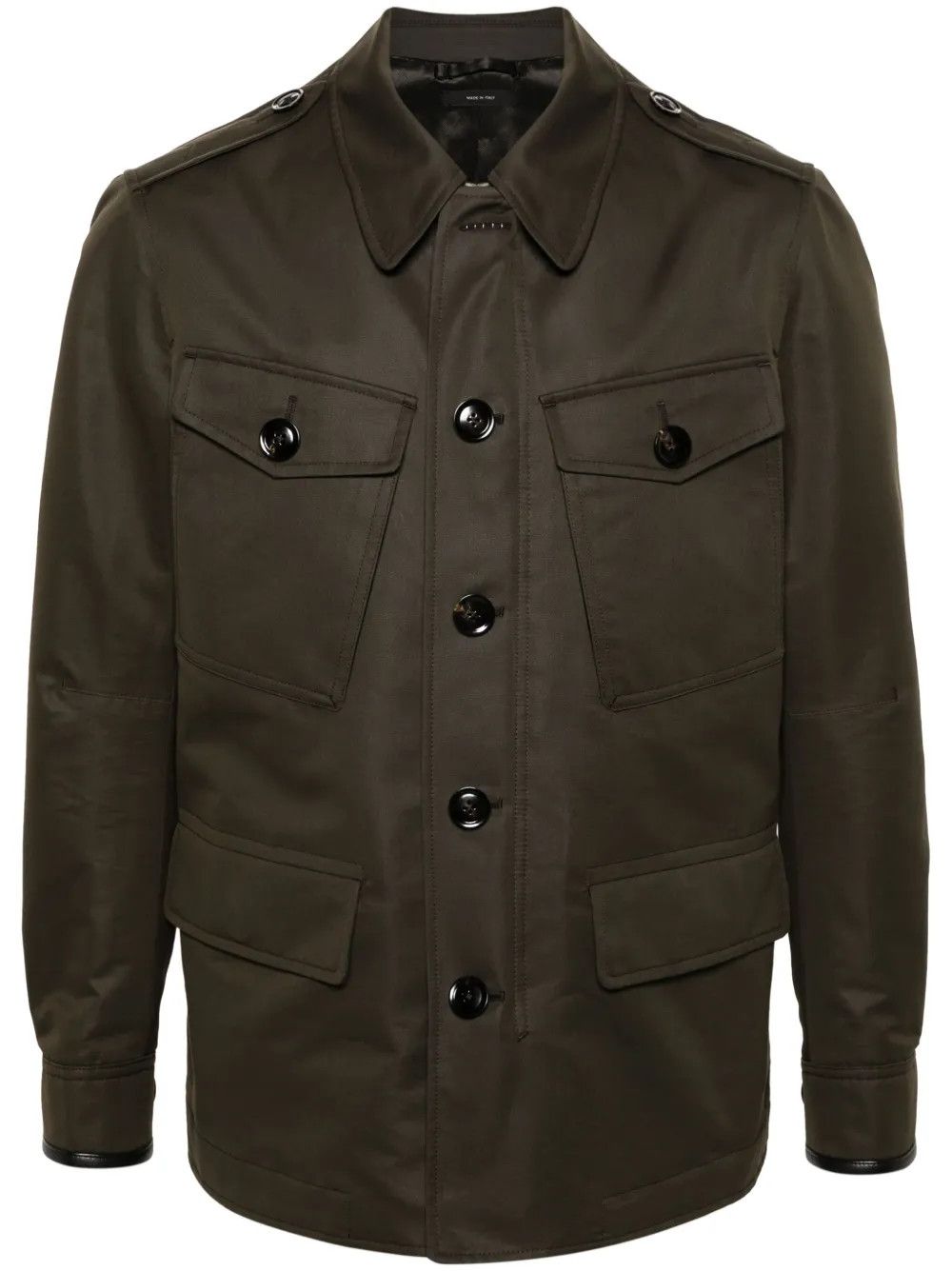 Tom Ford o1y0425 Jacket in Olive Green Size US XL / EU 56 / 4 - 1 Thumbnail