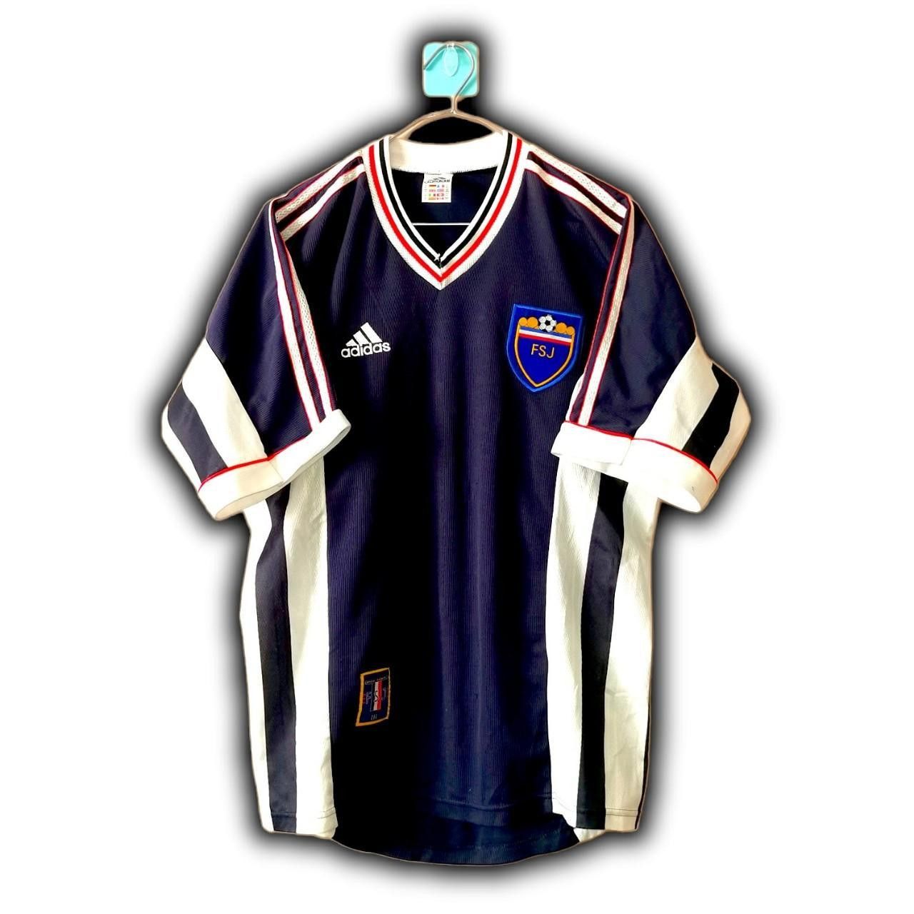 Adidas Yugoslavia 1998 1999 Home shirt jersey Size US S / EU 44-46 / 1 - 4 Thumbnail
