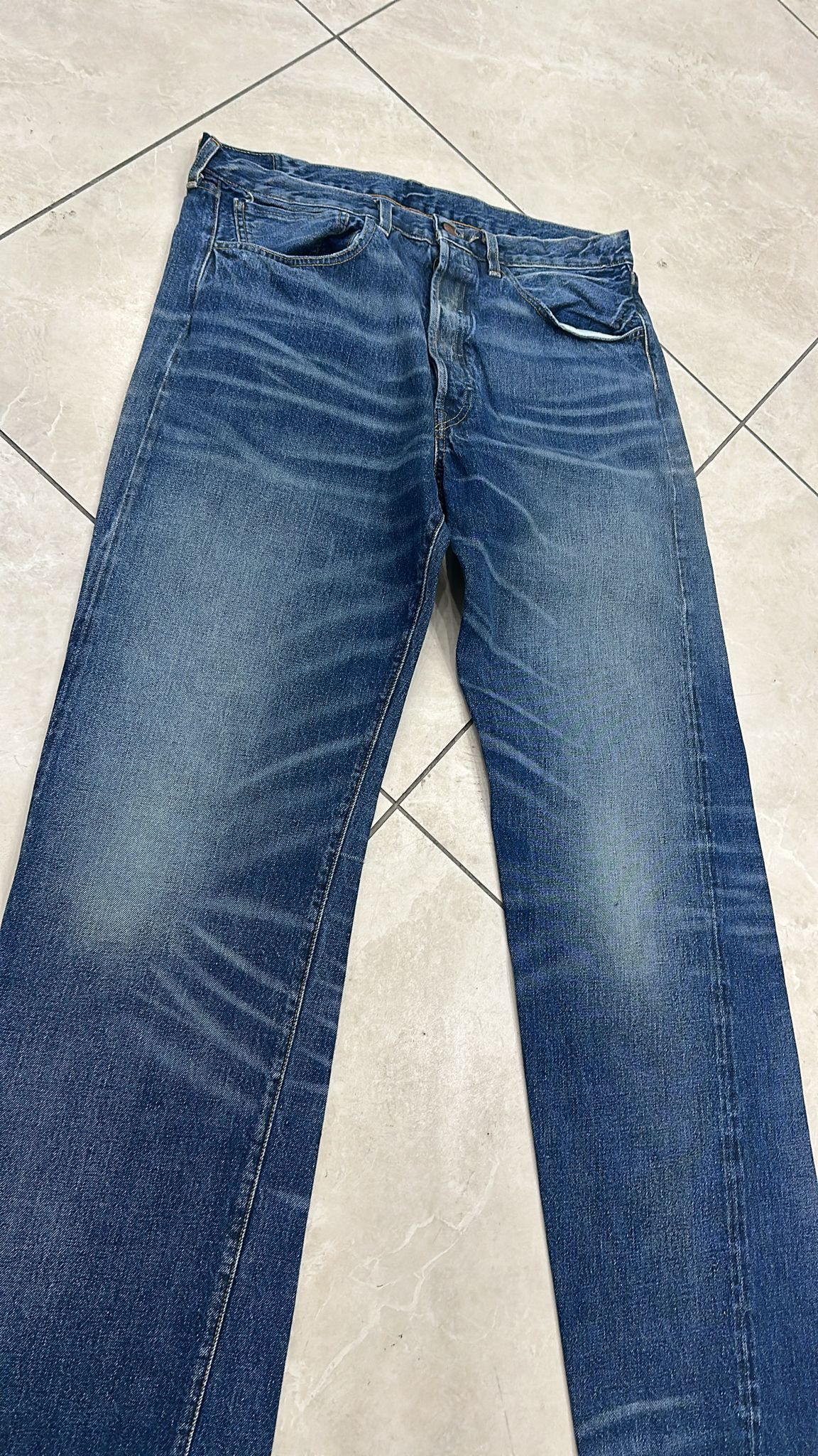 Levi's Vintage Clothing LVC Levi's Vintage Clothing 1955 501XX BigE Selvedge Jeans Size US 34 / EU 50 - 5 Thumbnail