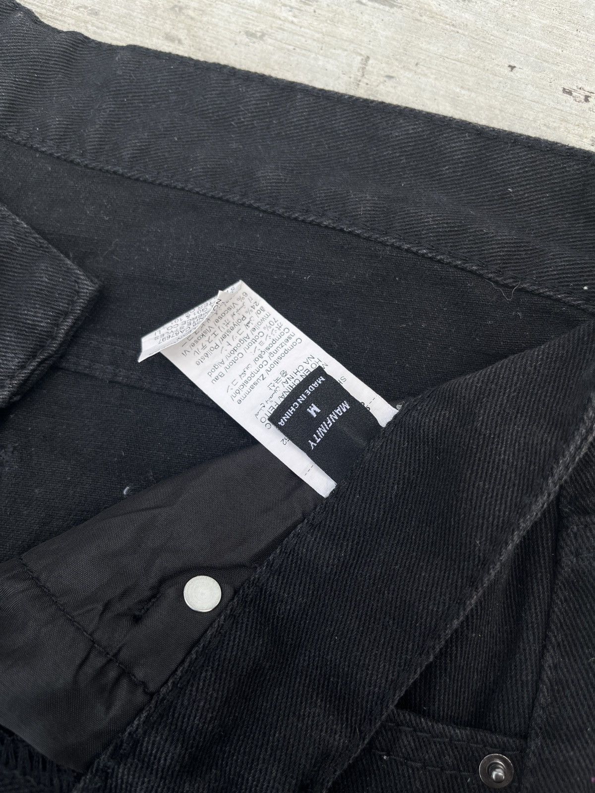 Shein Manfinity Wide Cargo Denim Size US 33 - 4 Thumbnail
