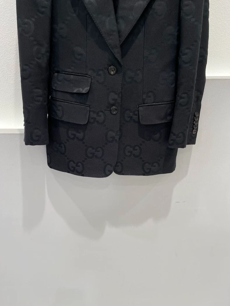 Gucci GucciDark pattern logo suit 2503-Nextarrow Size 36R - 4 Thumbnail