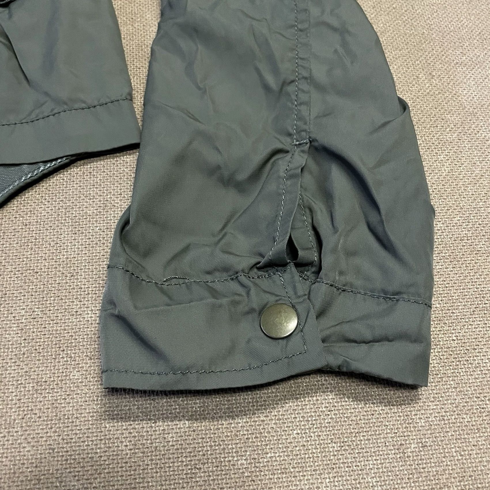 Vintage American Rag Cie Jacket Womens Small Army Green Full Zip Hoodie Pockets Ladies Size S / US 4 / IT 40 - 2 Thumbnail