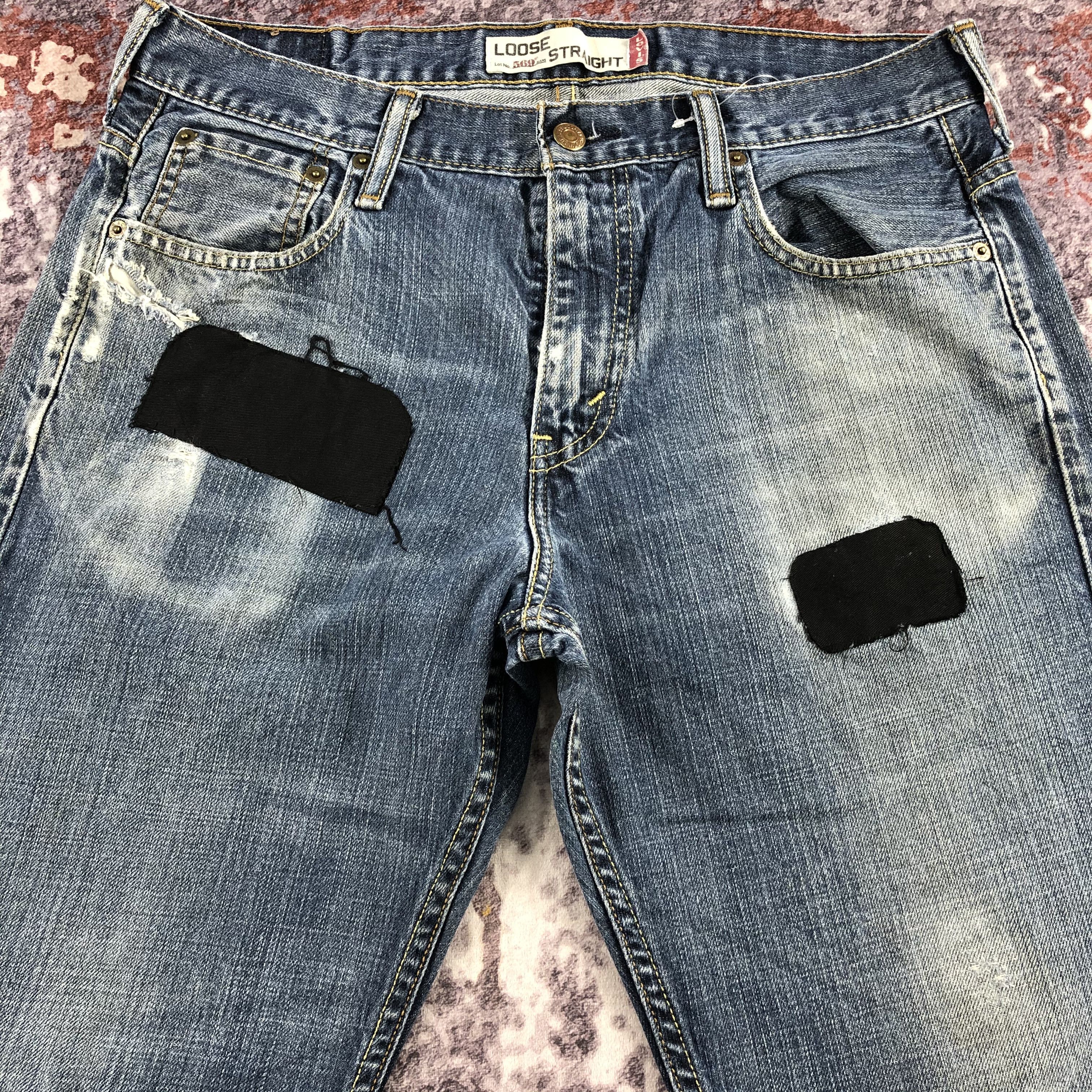 Levi's × Vintage Vintage Blue Wash Levis 569 Jeans-JM2628 Size US 33 - 3 Thumbnail