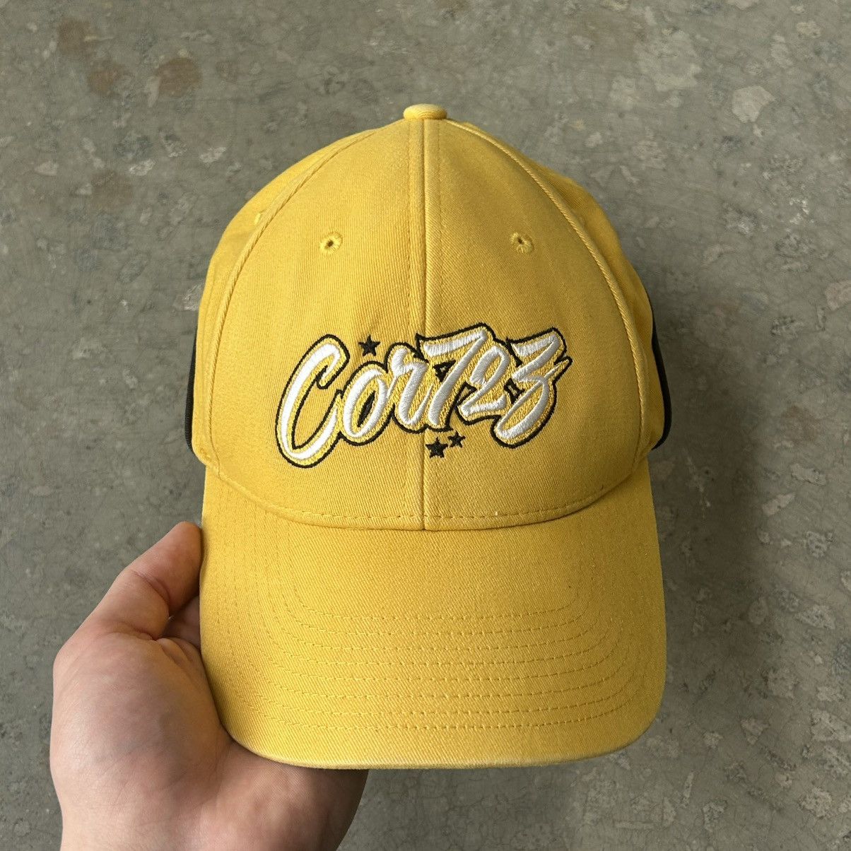 Nike Corteiz Crtz Yellow Graphic Logo 6-Panel Cap Hat Size ONE SIZE - 1 Thumbnail